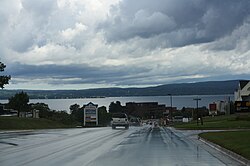 Petoskey Michigan Panorama Looking North US131